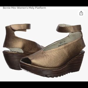 BERNIE MEV Women's Mely Platform Sandals - Bronze Sz. 40 - 9.5